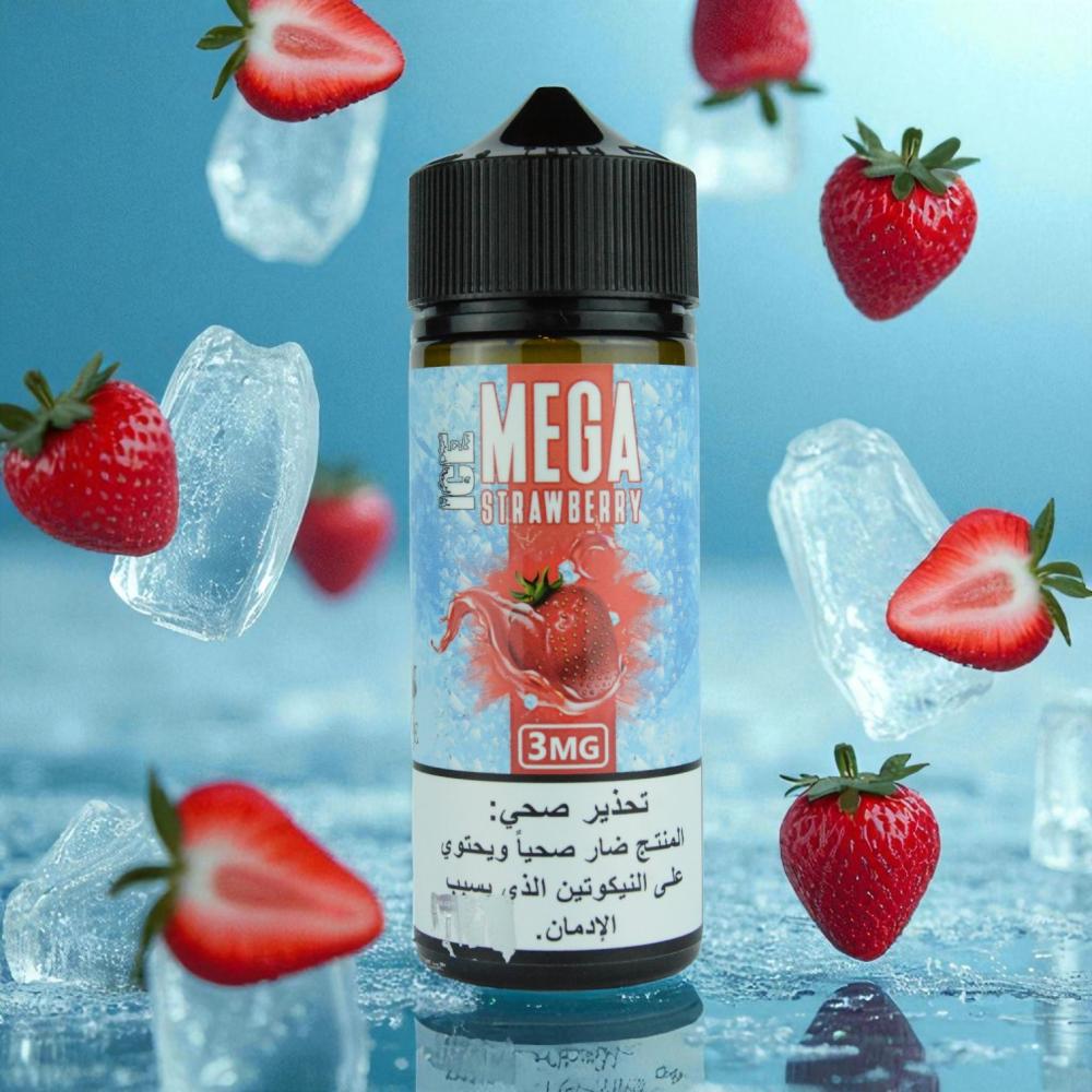 نكهة ميجا فراولة ايس 120 ملي