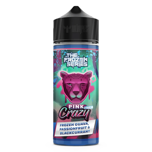نكهة بينك كريزي فروزن  Pink Crazy – Frozen Guava, Passionfruit & Blackcurrant | Dr. Vapes (120ml)