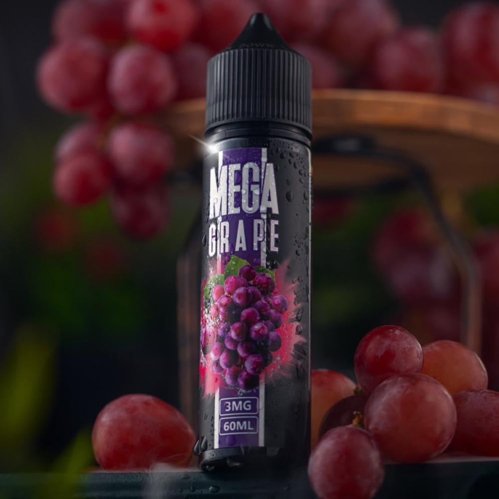 نكهة ميقا عنب بدون ايس من شركة MEGA