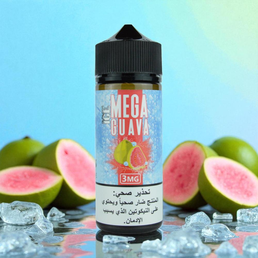 نكهة ميقا جوافة ايس 120 ملي من شركة MEGA