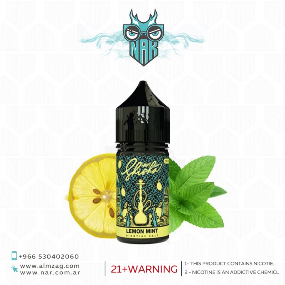 ناستي ليمون مينت سولت Nasty Shisha Lemon Mint Salt