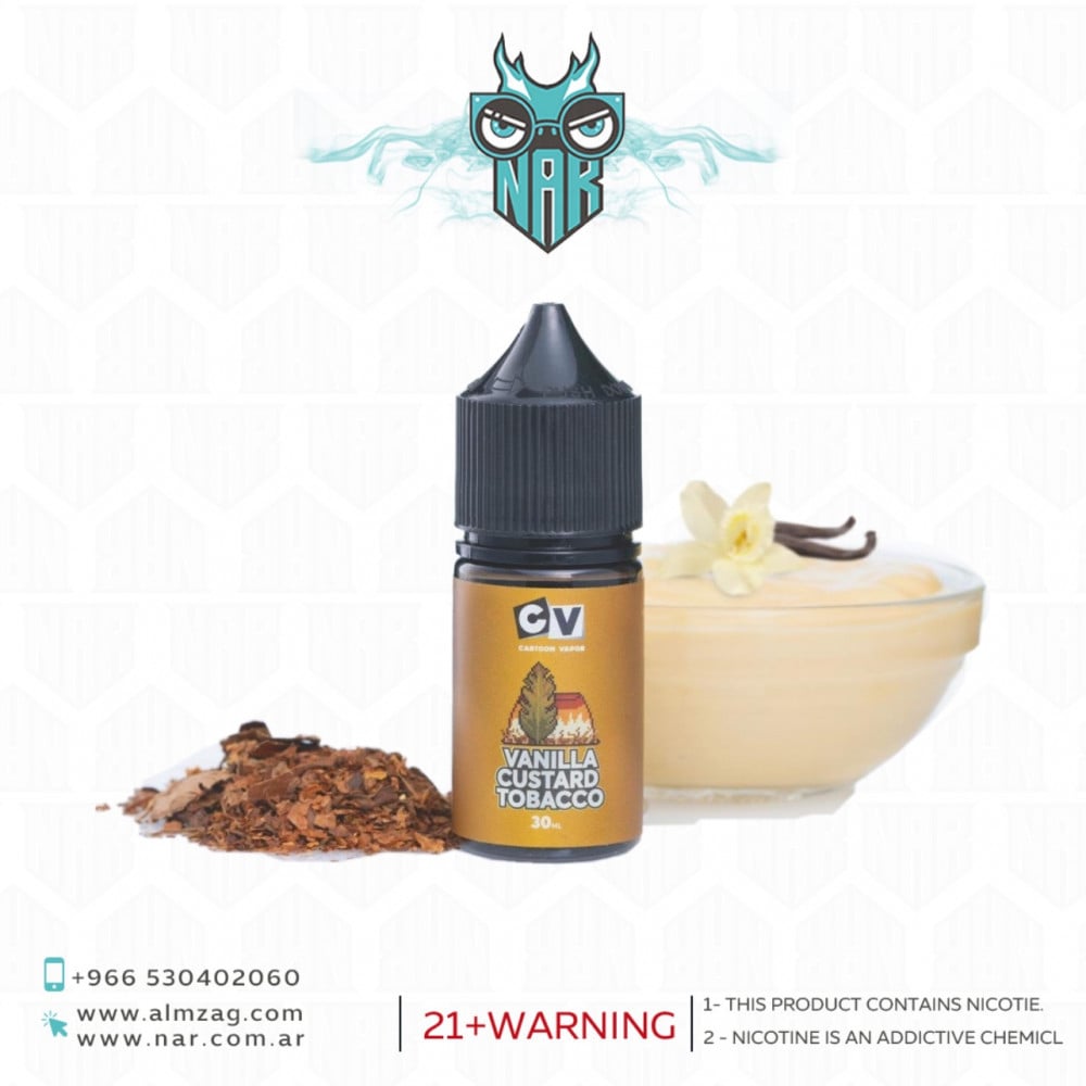 نكهة سولت فانيلا كاسترد توباكو CV VANILLA CUSTARD TOBACCO
