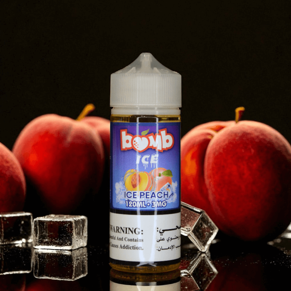 نكهة خوخ ايس بومب 120 مل