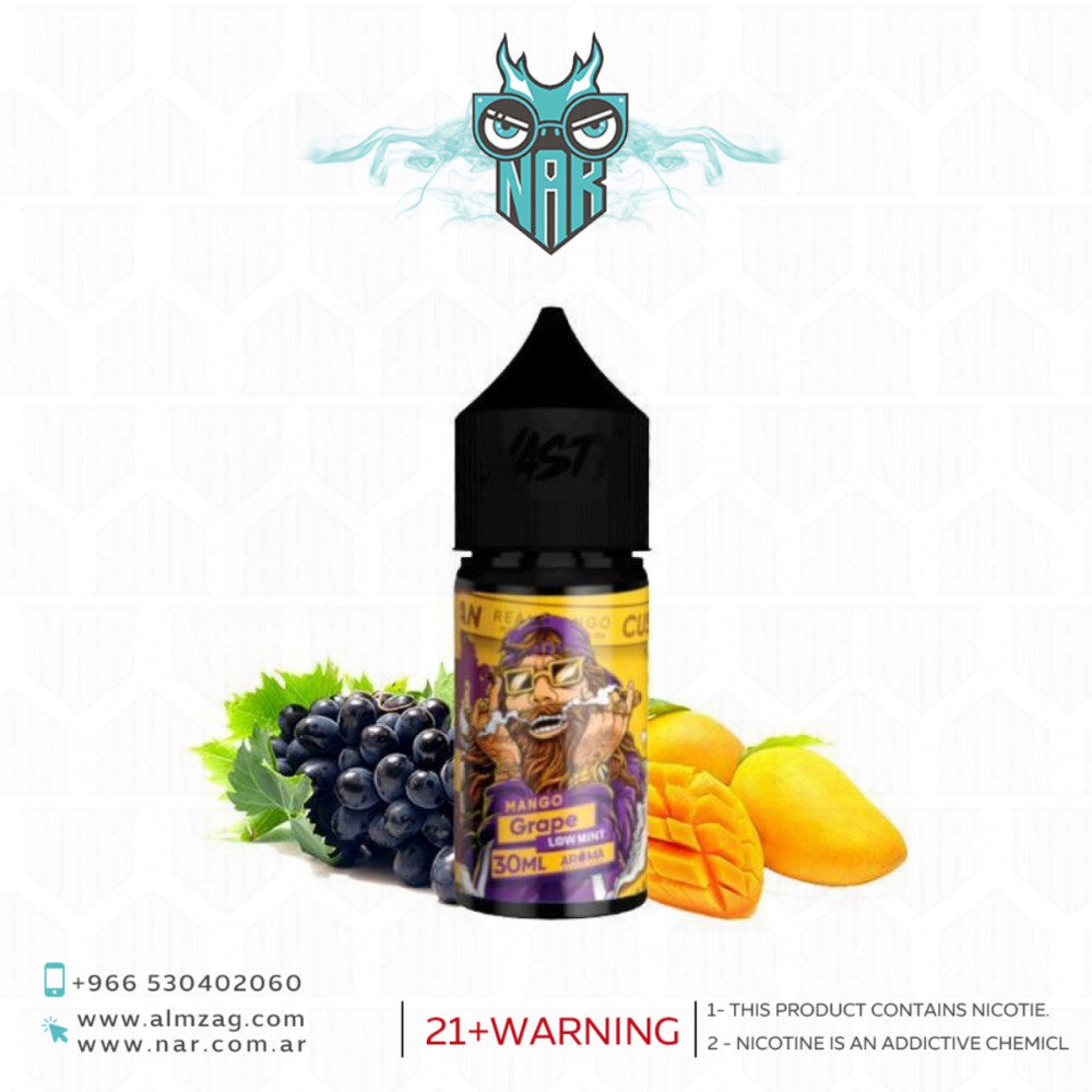 نكهة كاش مان مانجو عنب ناستي CUSH MAN MANGO Grape
