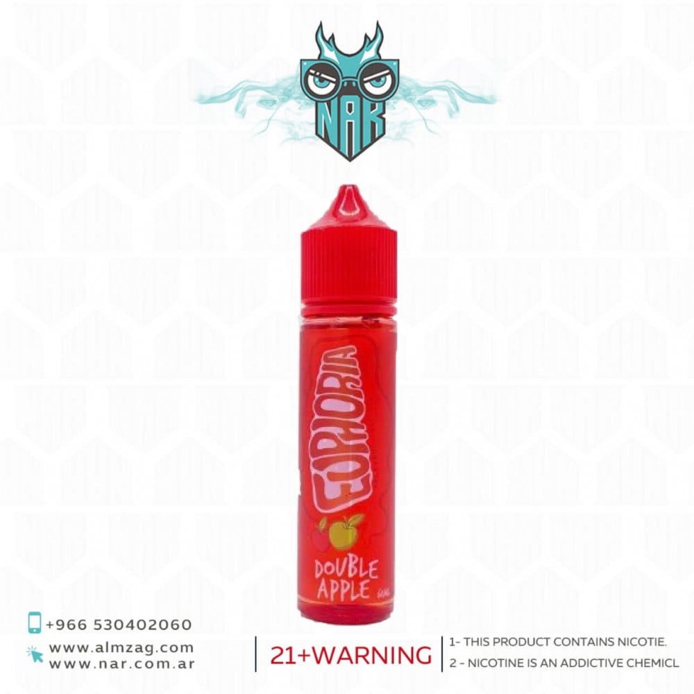 نكهة فيب ايفوريا تفاحتين Euphoria Double Apple -