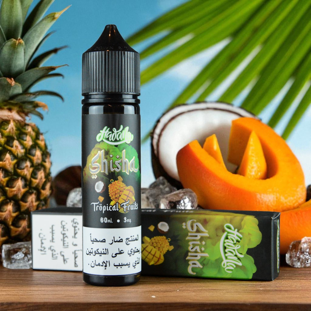 نكهة Hawana Shisha تروبيكال فروت 60 مل – فواكه استوائية منعشة