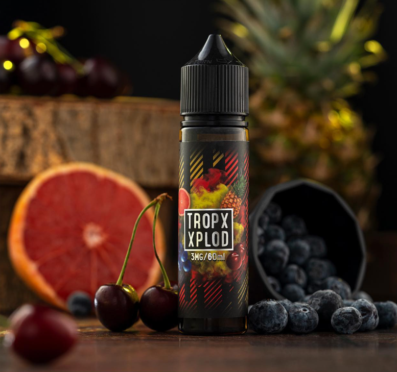 نكهة تروبكس اكسبلود من سام فيب فري بيس | Tropx–Freebase – SAM VAPE