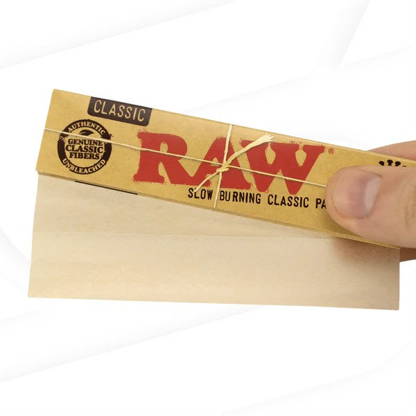 ورق لف RAW الكلاسيكي الرفيع بحجم كبير