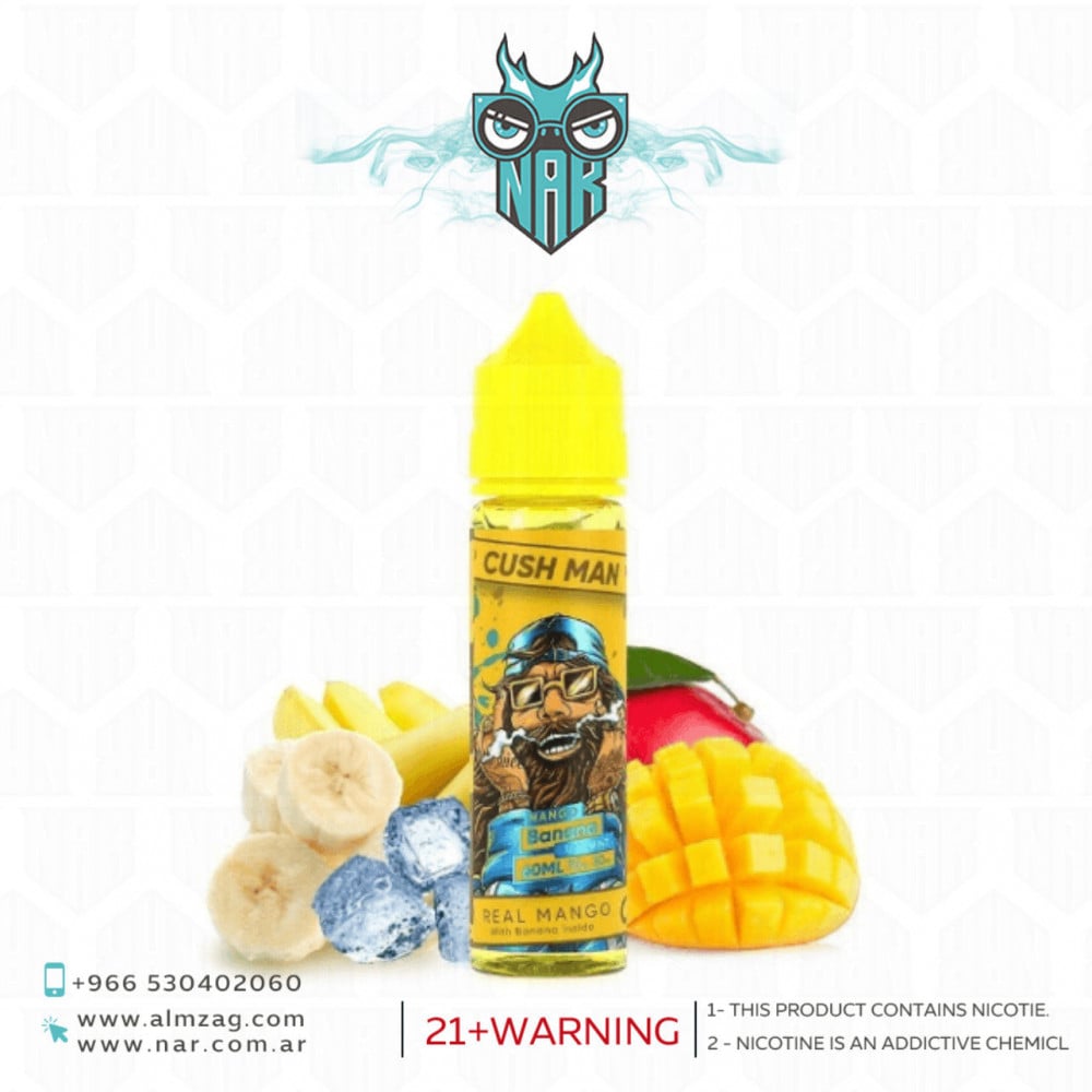 نكهة كاش مان مانجو و موز CUSH MAN MANGO BANANA