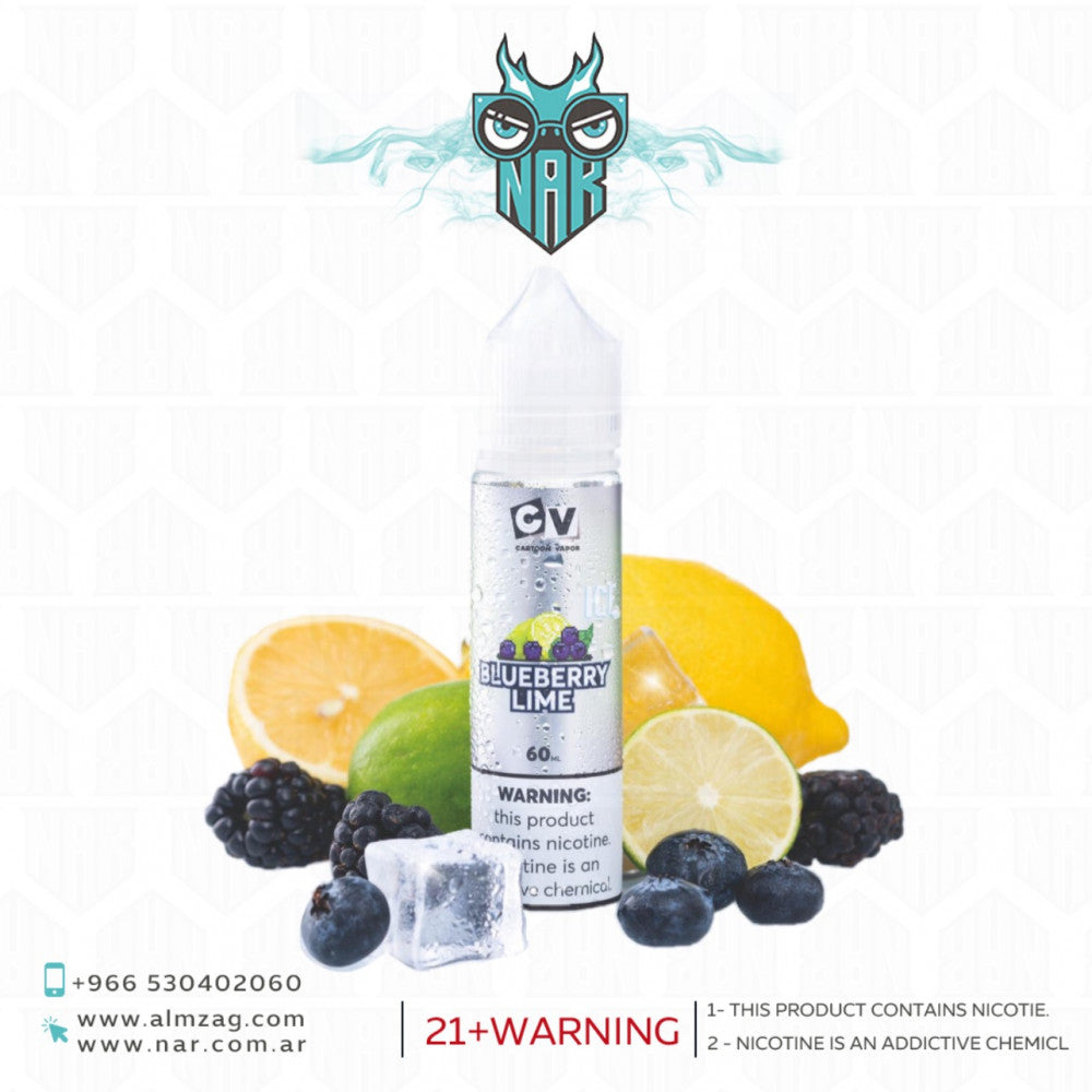 نكهة - سي في بلوبيري ليمون ايس سولت بارد - CV BLUEBERRY LIME ICE