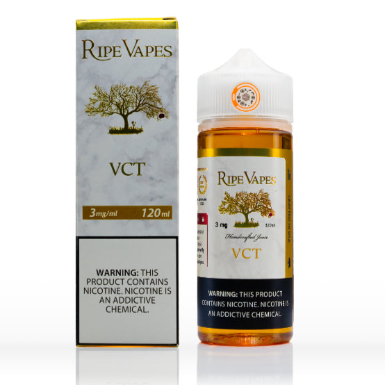 نكهة VCT – تبغ فانيليا كاسترد | Ripe Vapes | 120ml فري بيس 3mg