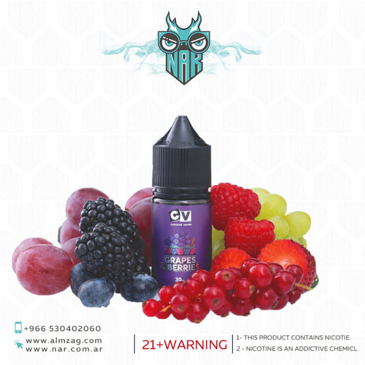 نكهة فيب عنب مع توت مشكل الرائعة CV – Beetle Juice – Grape & Berries