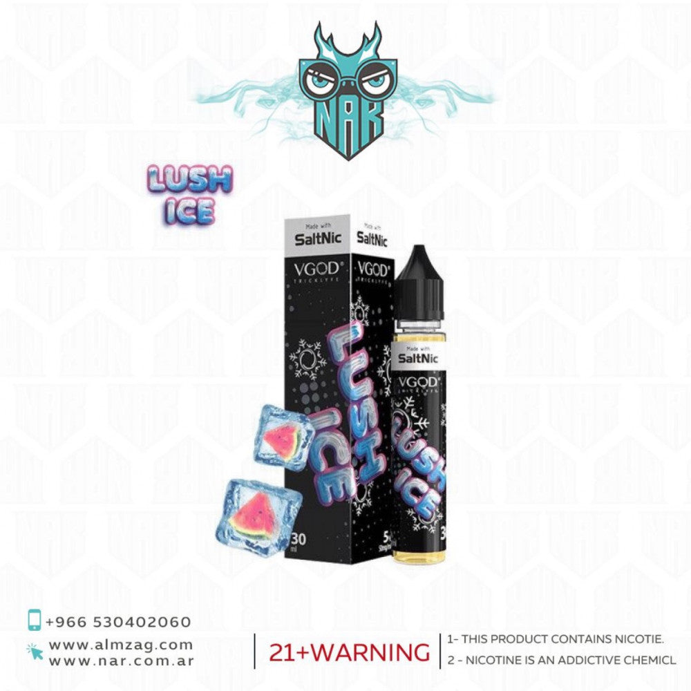 فيقود لوش ايس بطيخ بارد سولت Vgod Lush Ice Salt