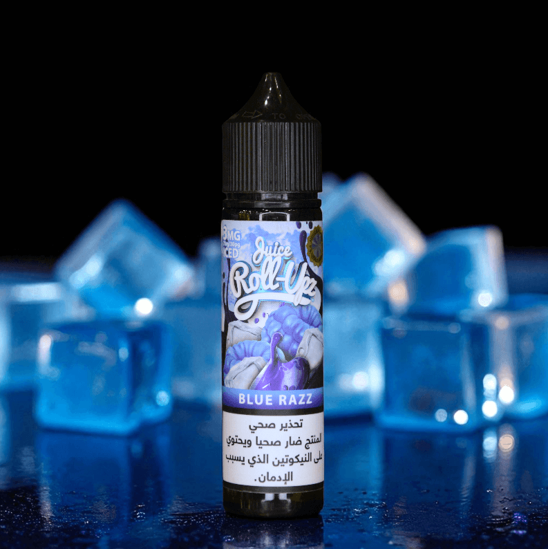نكهة توت ازرق ايس رول ابز