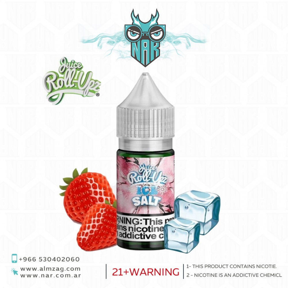 رول ابز ستروبيرى ايس سولت Roll Upz Strawberry Ice Salt