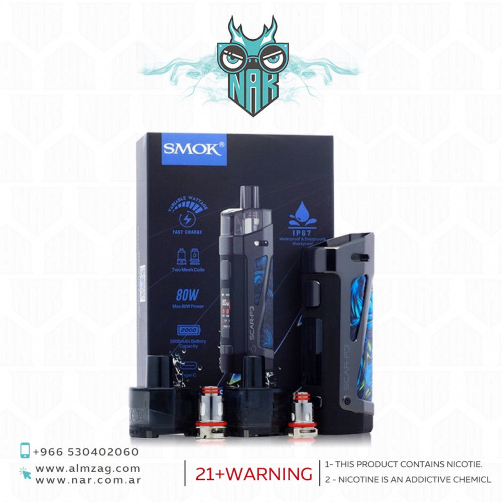 شيشة سكار بي 3  SMOK SCAR-P3 80W