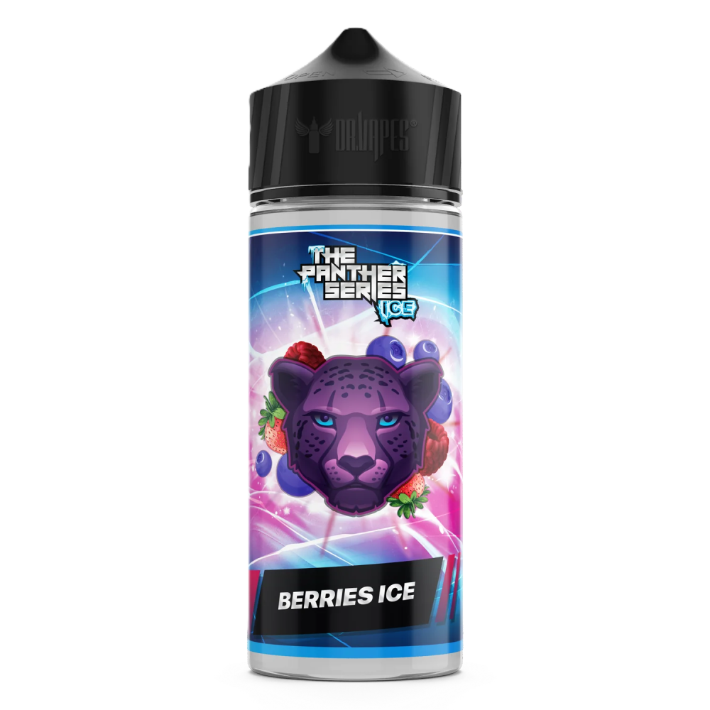 نكهة توت مشكل  آيس Berries Ice – The Panther Series | Dr. Vapes (120ml)