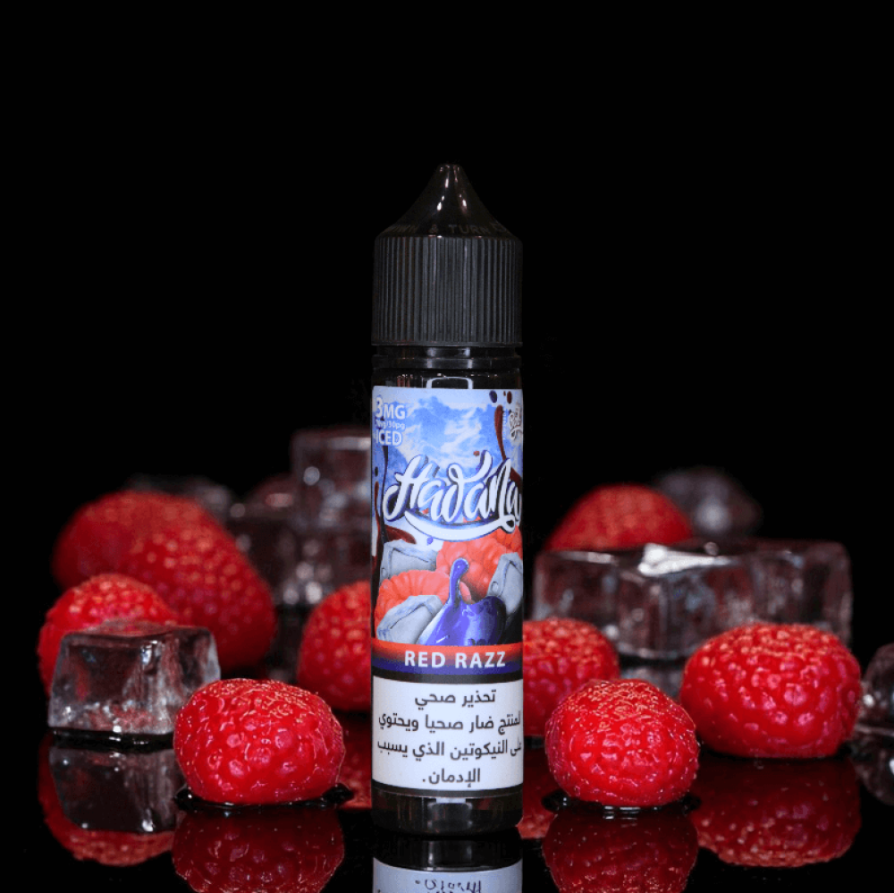 نكهة توت احمر ايس رول ابز