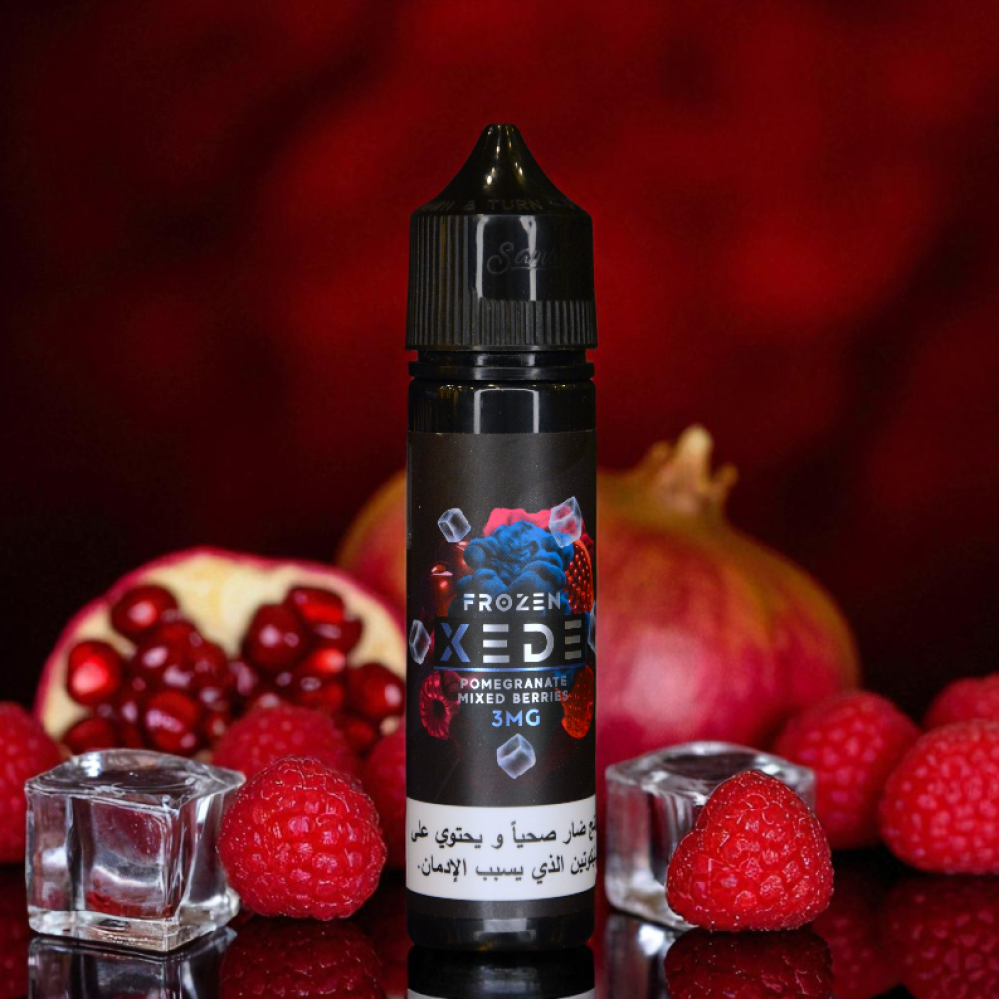 نكهة اكسيد مكس توت رمان بارد - XEDE Pomegranate Mixed Berries Frozen