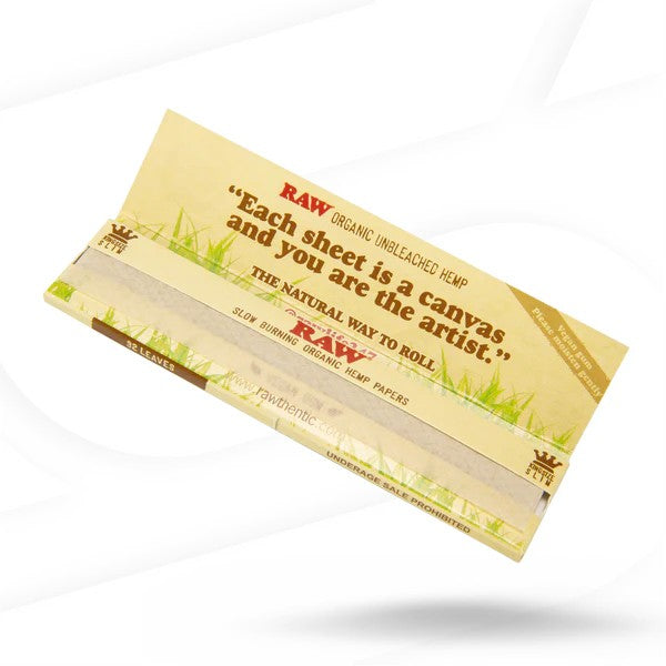 ورق لف عضوي RAW رفيع الحجم