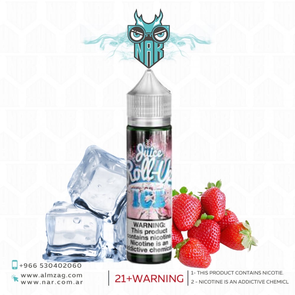 نكهة رول ابز فراولة بارد  - ROLL UPZ STRAWBERRY ICE