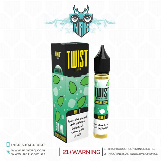 نكهة تويست منت زيرو سولت -  0° By Twist Nicotine Salt