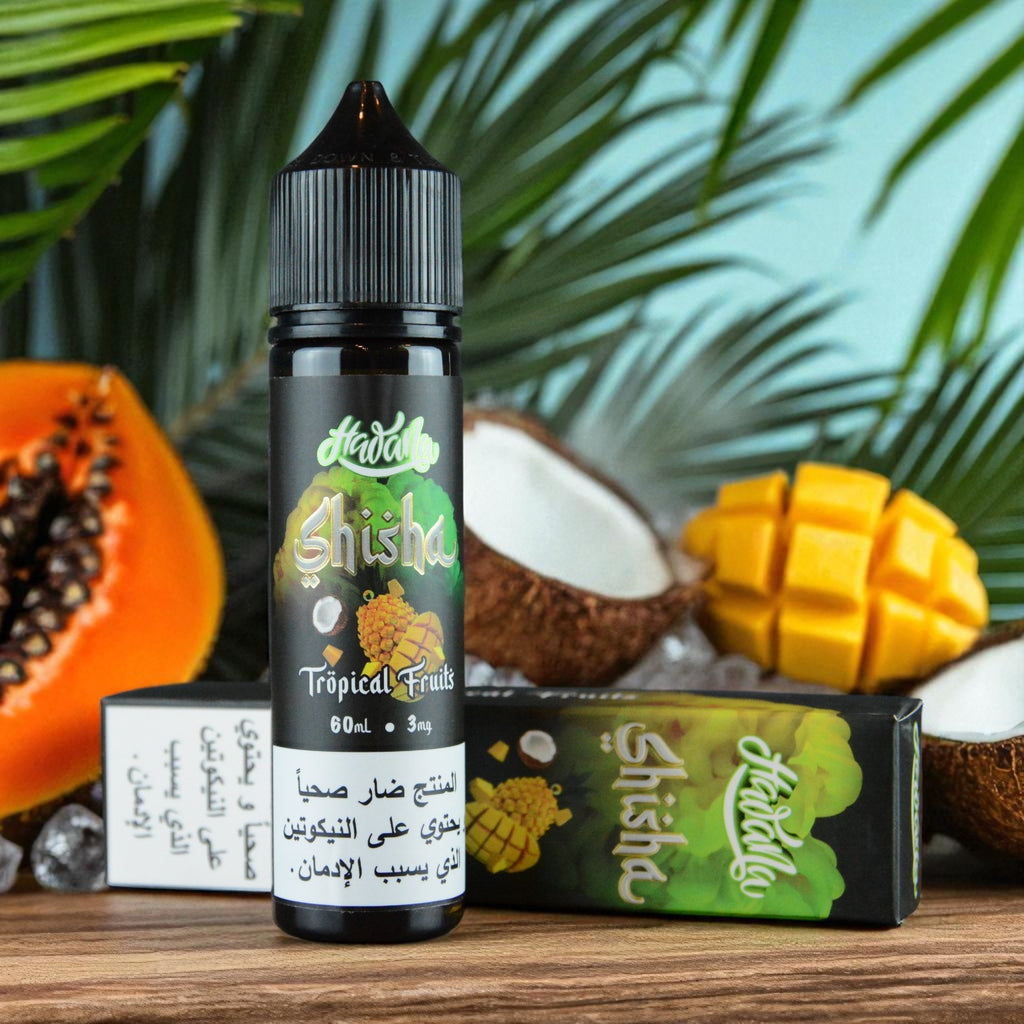 نكهة Hawana Shisha تروبيكال فروت 60 مل – فواكه استوائية منعشة