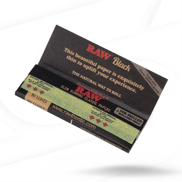 ورق لف RAW Black Classic مقاس 1 1/4