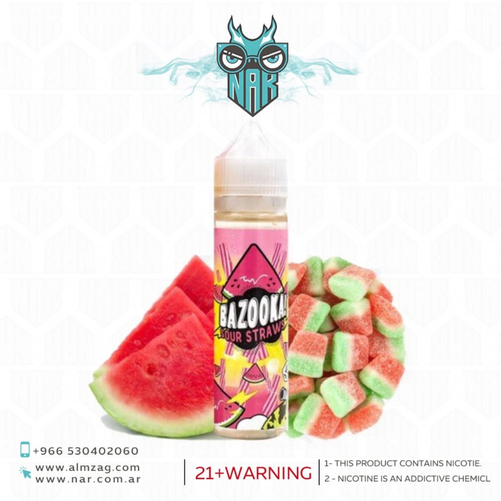 نكهة فيب حلاوة البطيخ الحامض Bazooka Watermelon