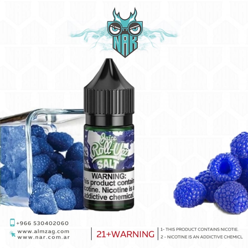 رول ابز بلو راسبيري سولت Roll Upz Blue Raspberry Salt